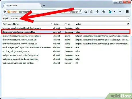 Imagen titulada Disable "No Right Click" Scripts in Firefox Step 2